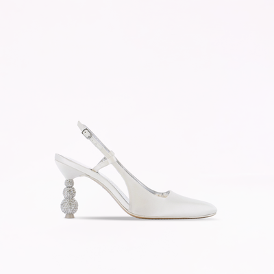 Natalia Crystal Mid Slingback Pump