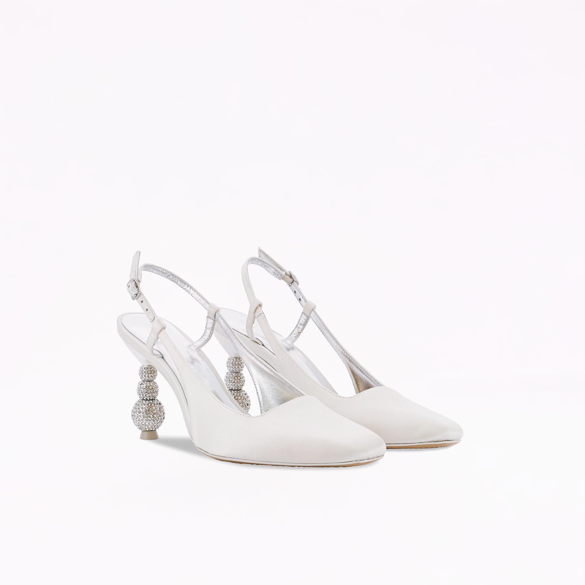 Natalia Crystal Mid Slingback Pump