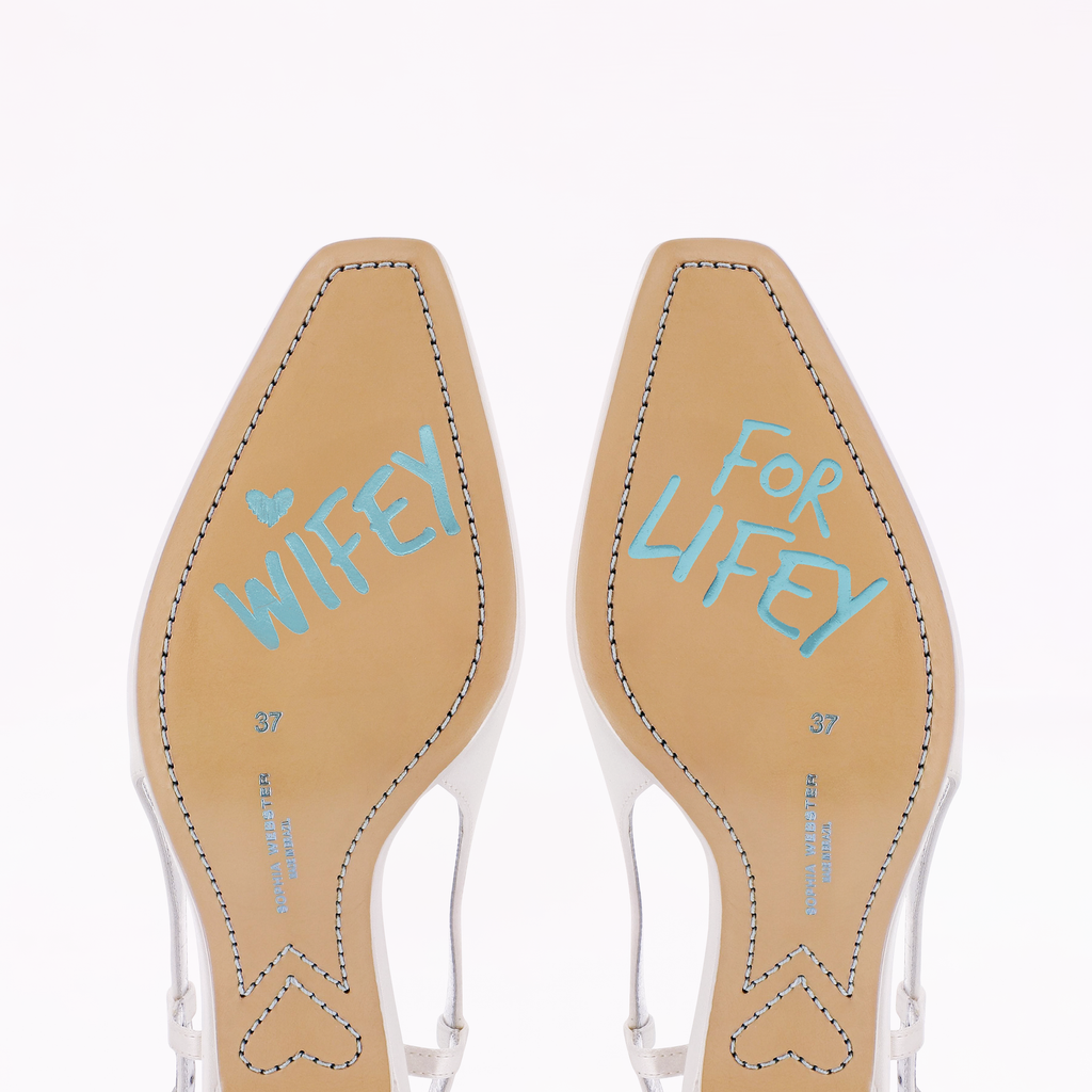 Natalia Crystal Mid Slingback Pump