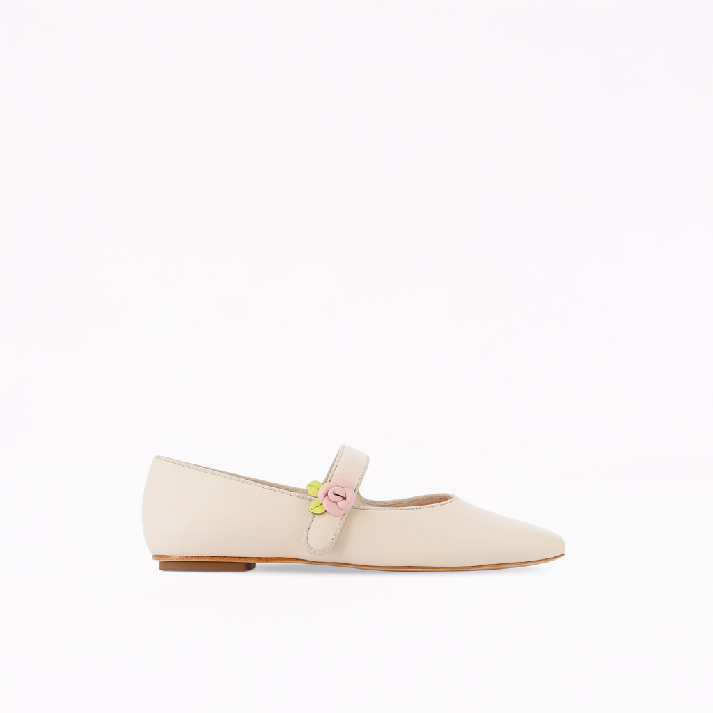Rosette Mary Jane Flat
