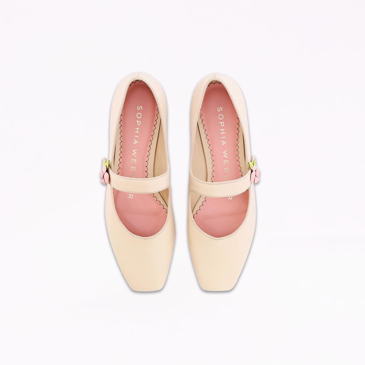 Rosette Mary Jane Flat