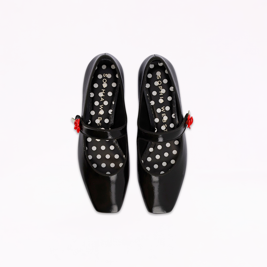 Rosette Mary Jane Flat