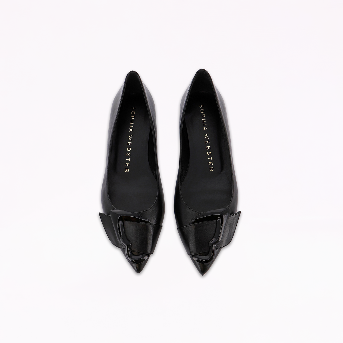 Blair Butterfly Black Leather Flat – Sophia Webster