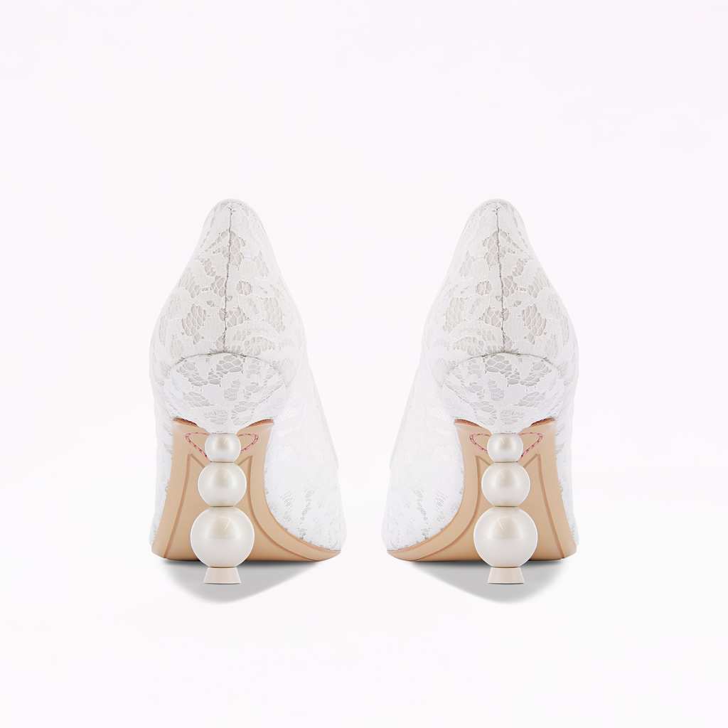 Perla Lace Mid Pump