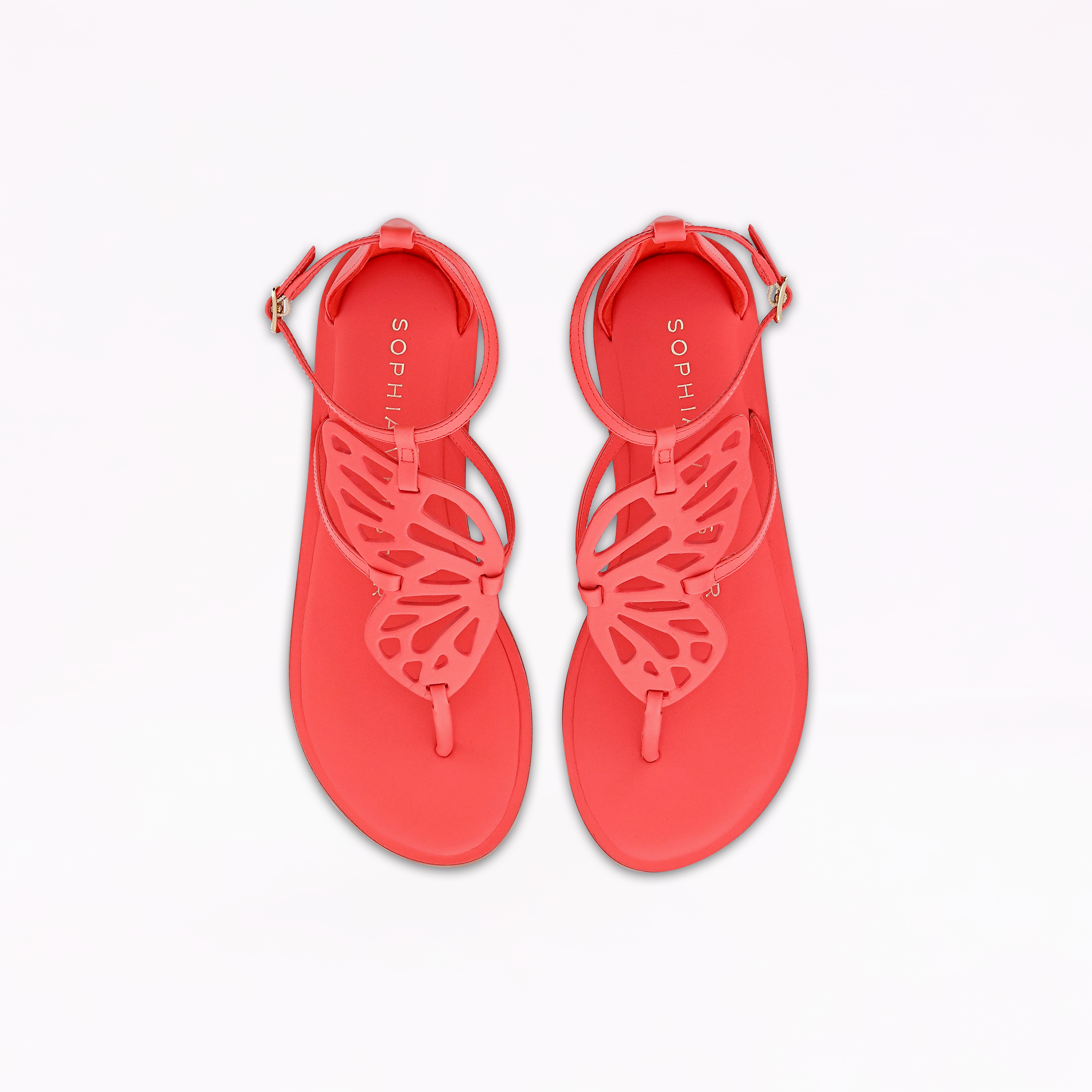 Butterfly Coral Flat Sandal – Sophia Webster