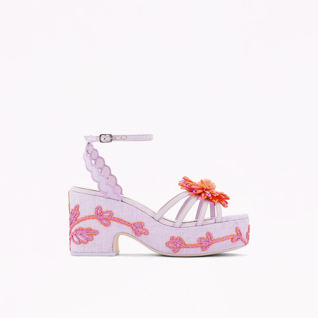 Flower Child Flatform Sandal