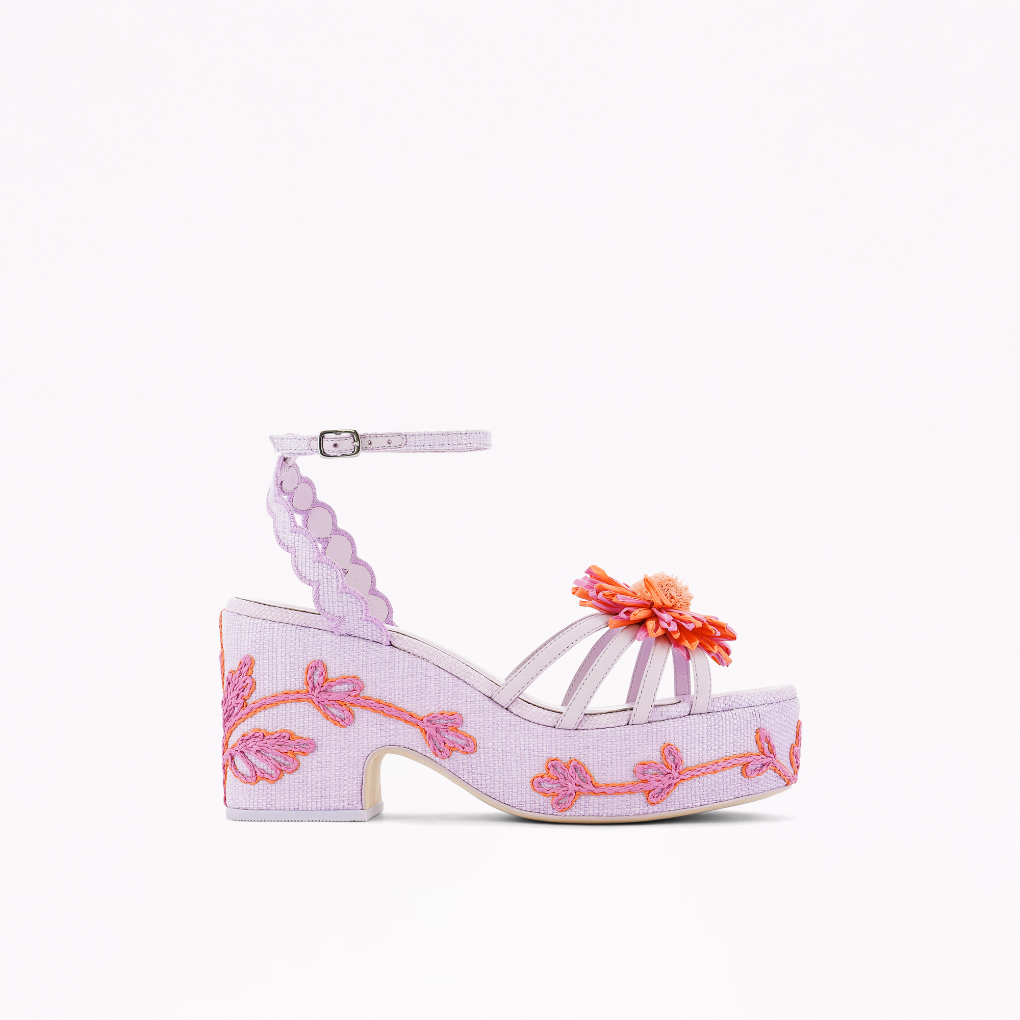 Flower Child Flatform Sandal
