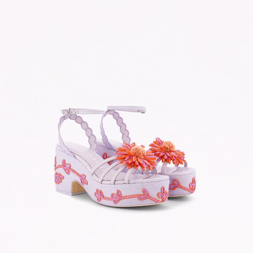 Flower Child Flatform Sandal