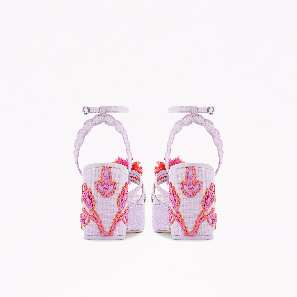 Flower Child Flatform Sandal