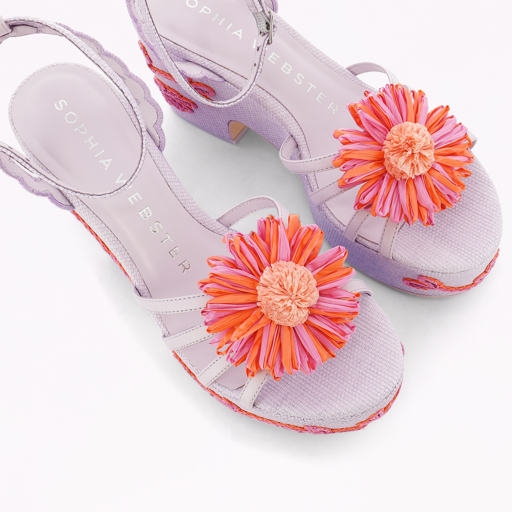 Flower Child Flatform Sandal