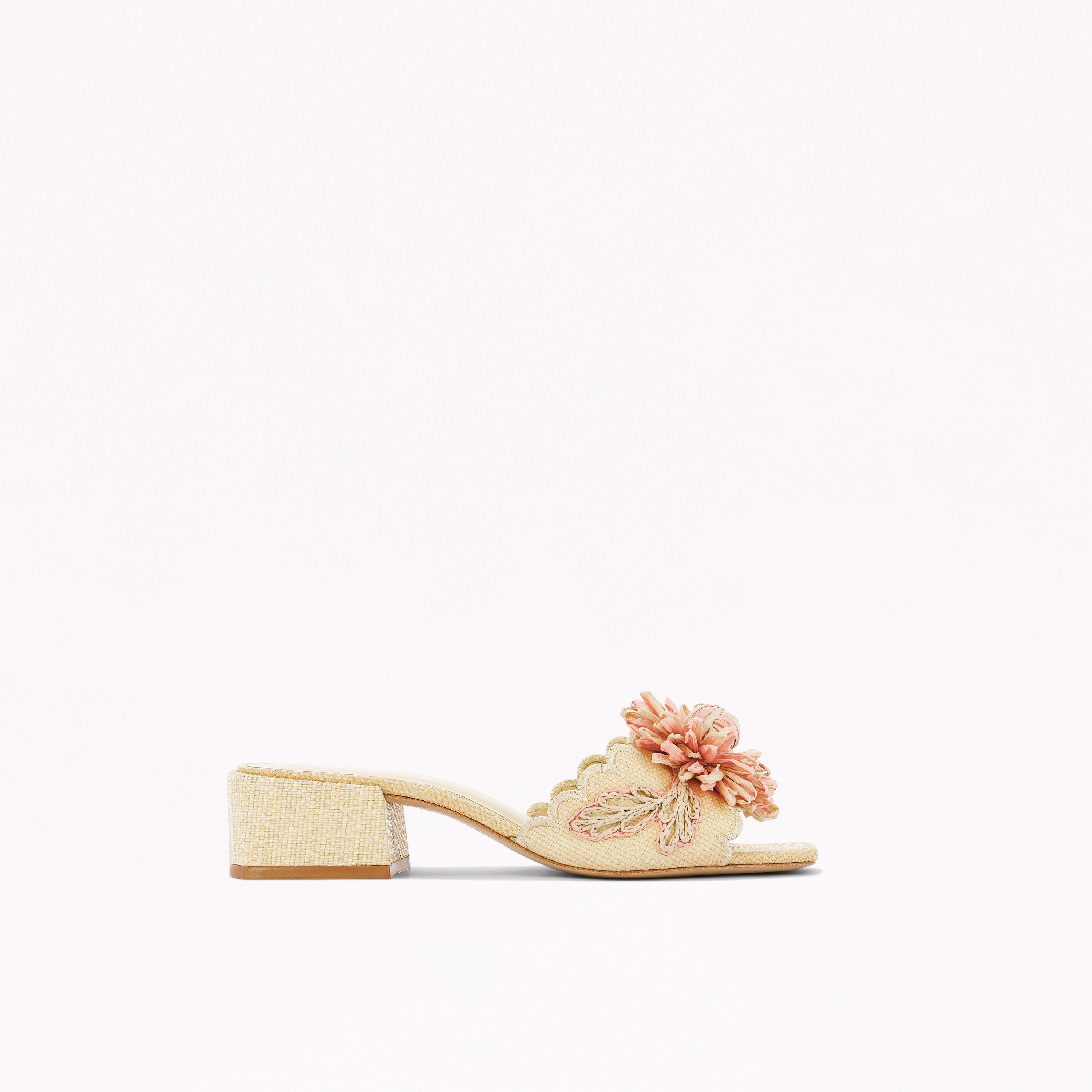 Flower Child Low Mule Honey Raffia – Sophia Webster