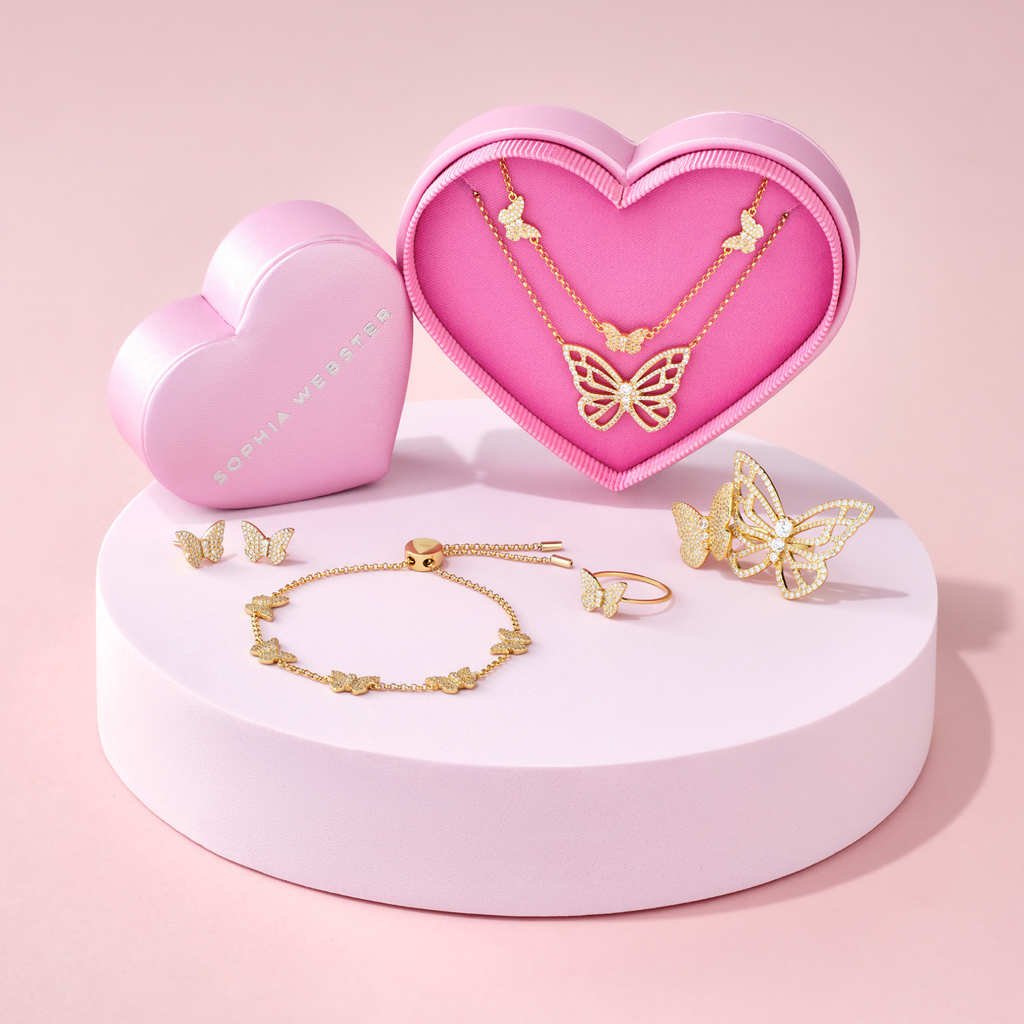 Papillon Gold Classic Pendant Necklace