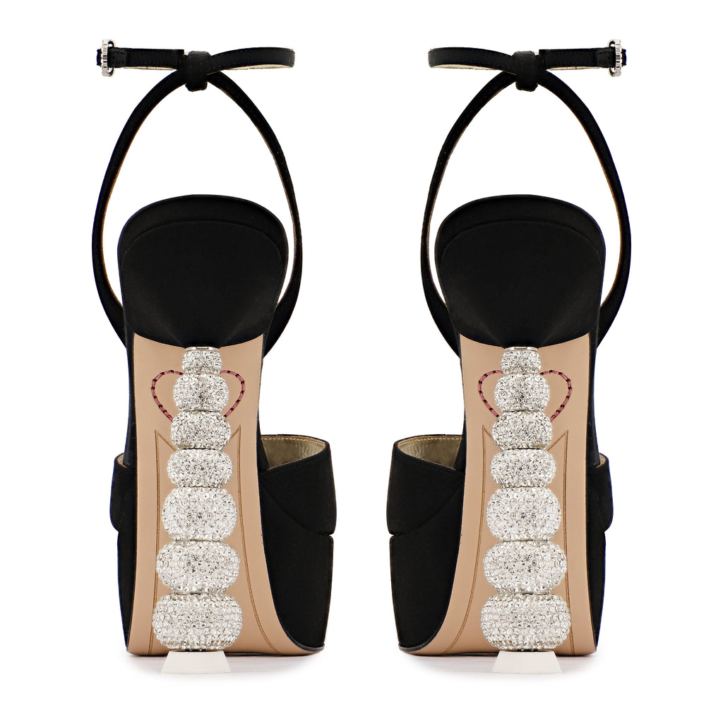 Deya Crystal Platform Sandal