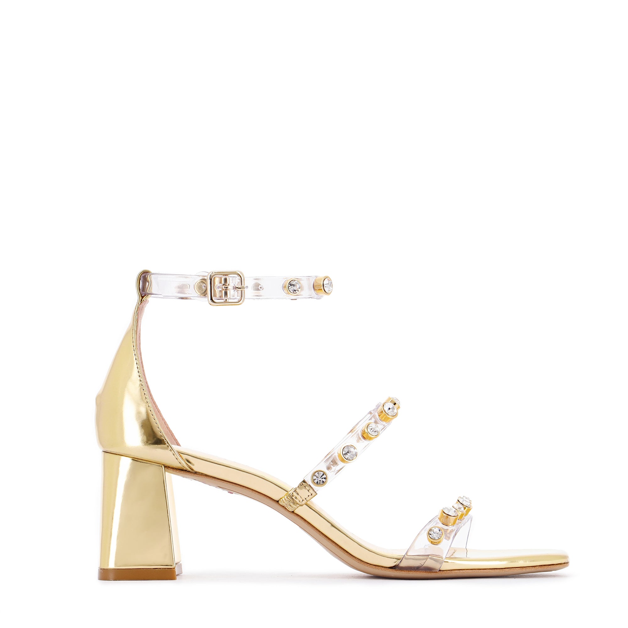Rosalind Gem Mid Block Sandal