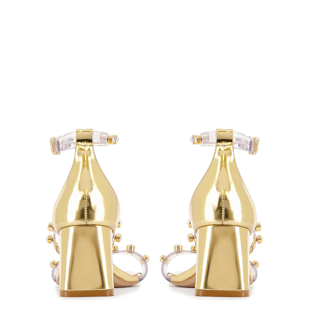 Rosalind Gem Mid Block Sandal